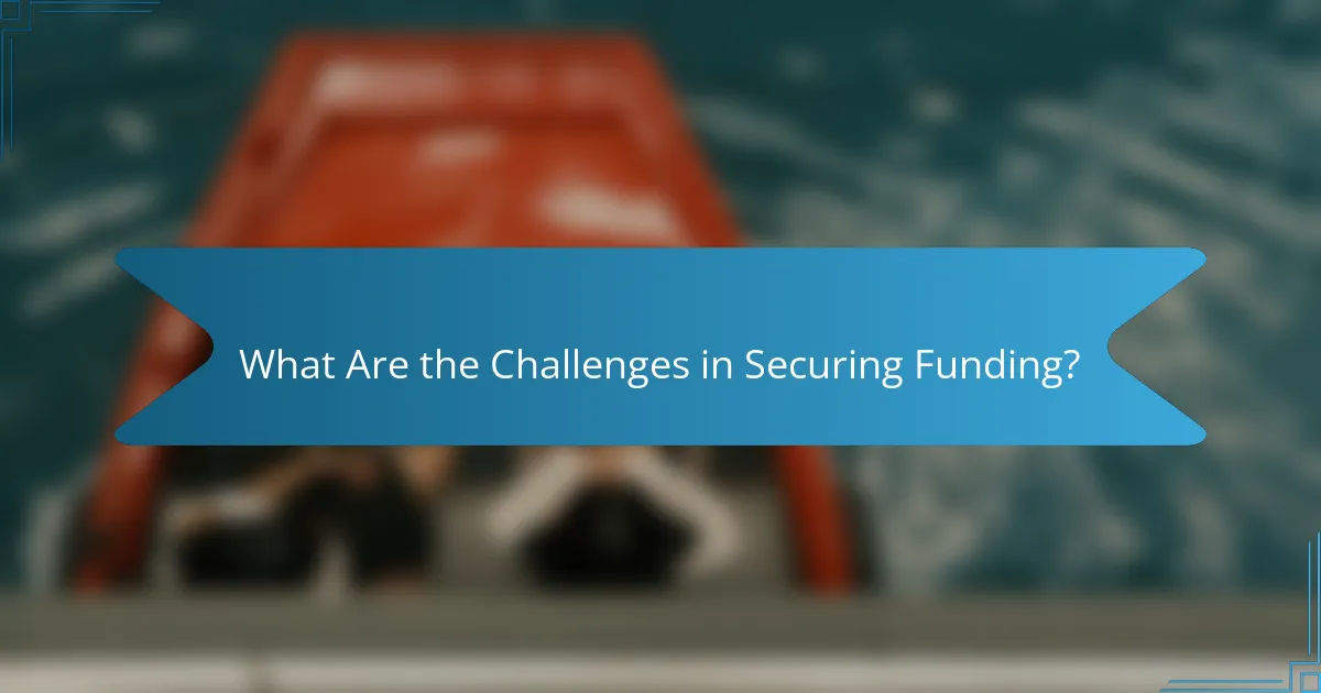 What Are the Challenges in Securing Funding?