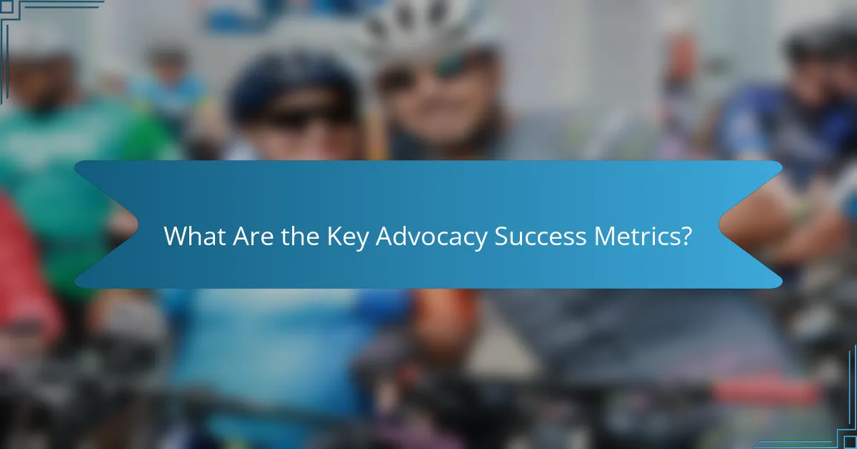 What Are the Key Advocacy Success Metrics?