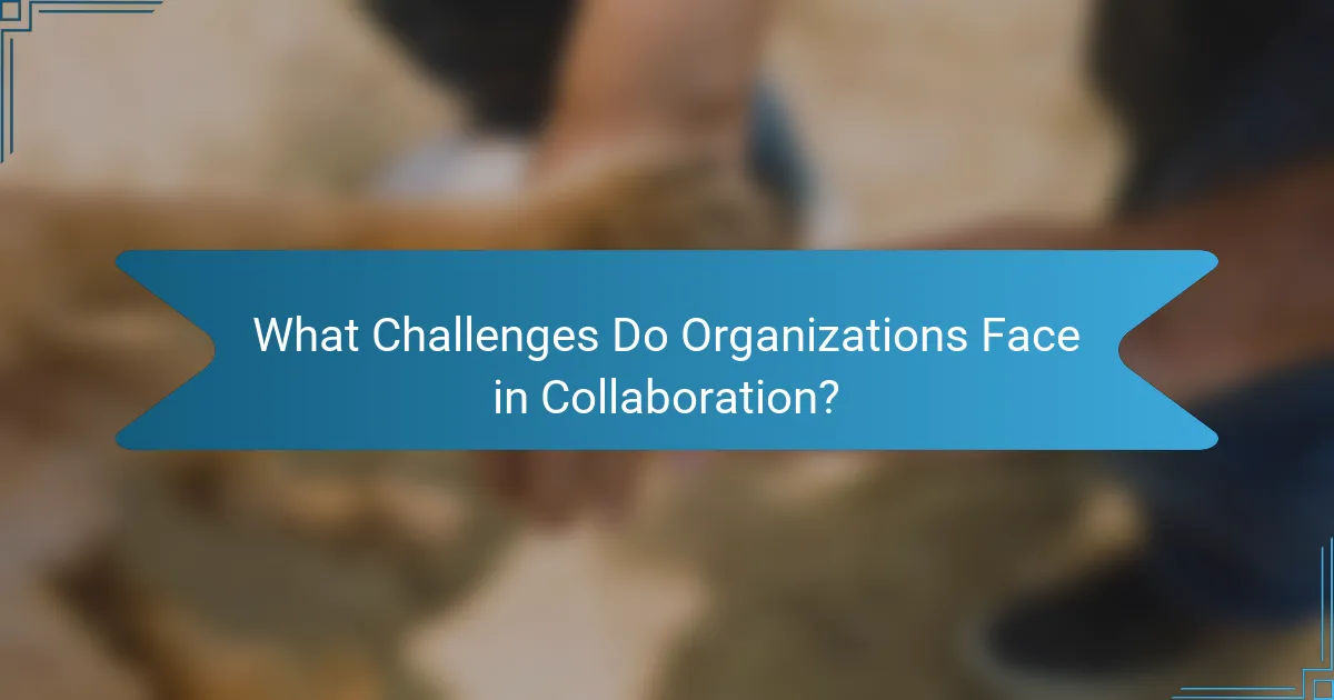 What Challenges Do Organizations Face in Collaboration?